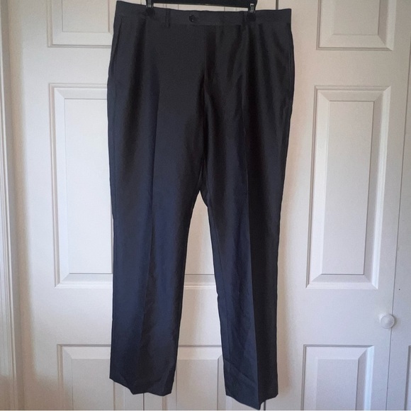 Men’s Dress Pants Slim Fit Trousers, Size 36x32, Suit Separates Slacks NEW - Picture 3 of 9